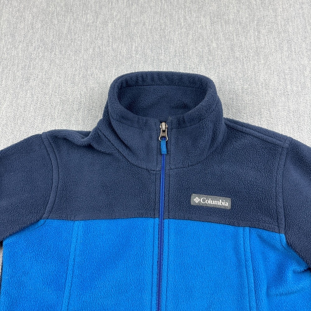 Columbia Jacket Boys XS 6-7 Blue Steens Mountain Full Zip 2.0 Fleece Outdoor - Picture 2 of 11